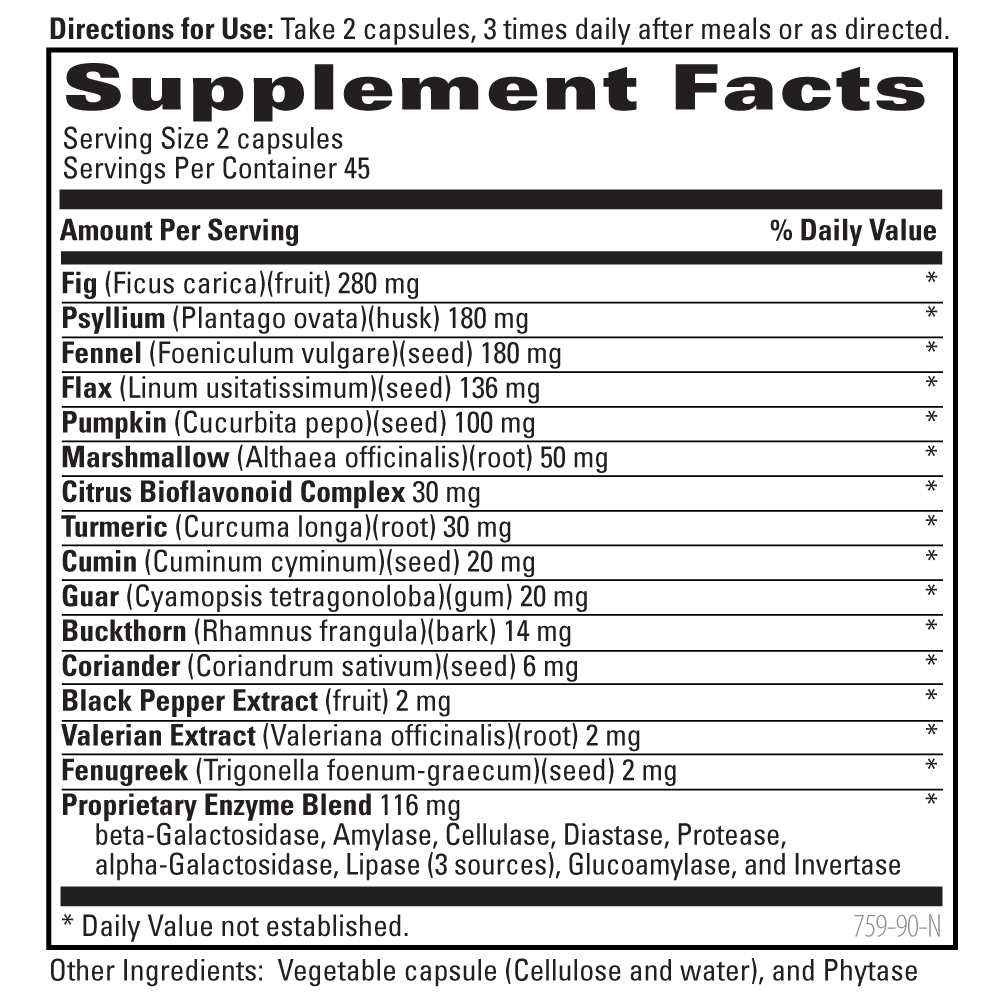FT 90 Supplement Facts vN